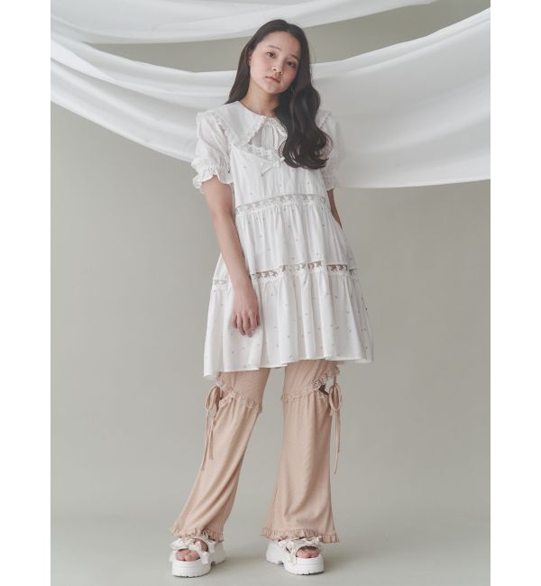 merry jenny「ギンガムリボンブラウス」|シャツ・ブラウス|