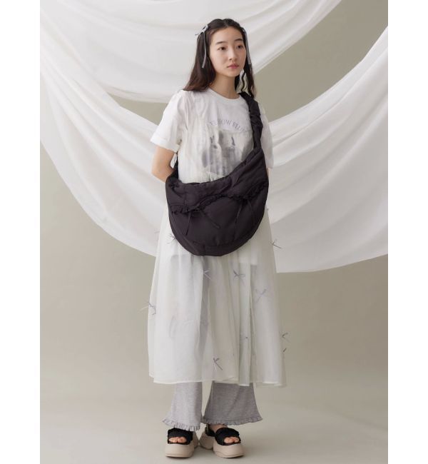 merry jenny「レースカットフリルリブパンツ」|その他|