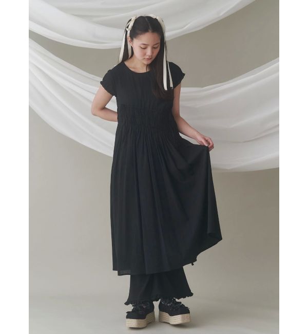 merry jenny「レースカットフリルリブパンツ」|その他|