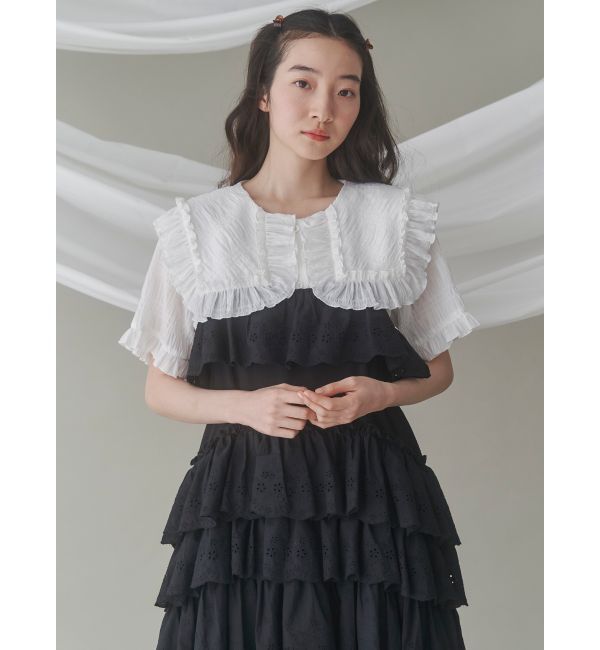 merry jenny「ビッグカラーブラウス」|シャツ・ブラウス|