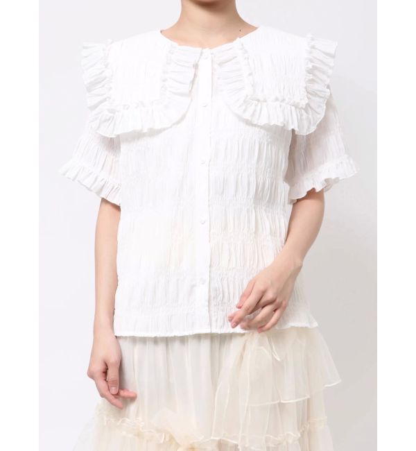 merry jenny「ビッグカラーブラウス」|シャツ・ブラウス|