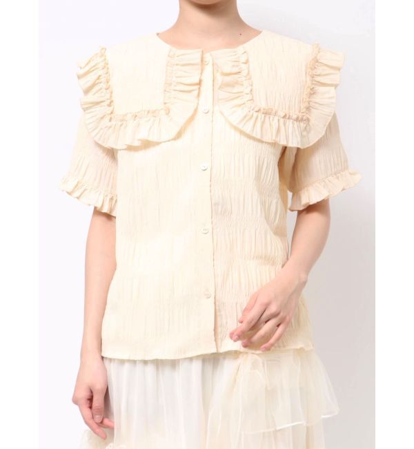 merry jenny「ビッグカラーブラウス」|シャツ・ブラウス|