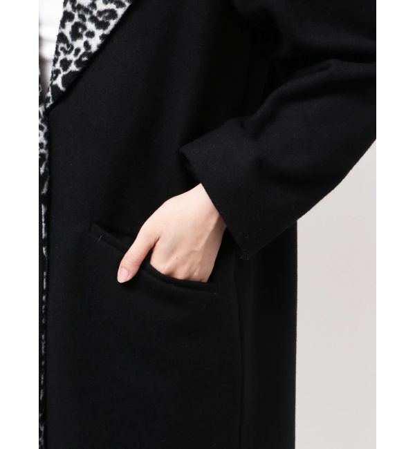 GYDA「leopard slim longコート」|ダウン|