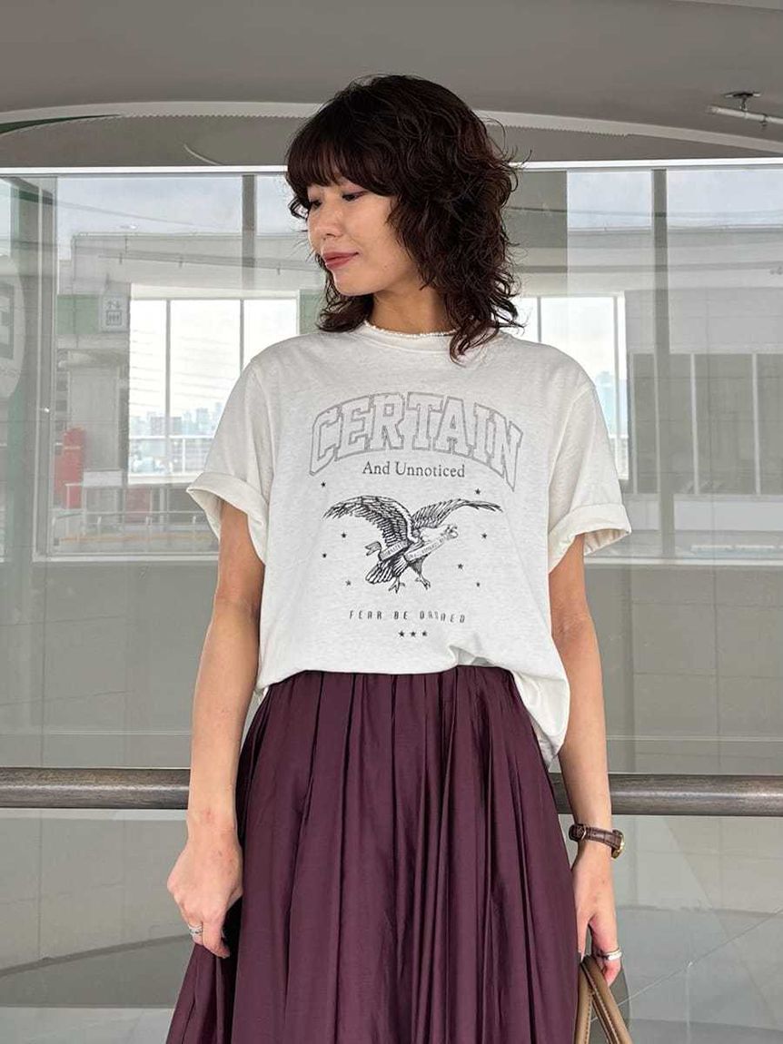 Mila Owen「EAGLETシャツ」|Tシャツ・カットソー|WHT