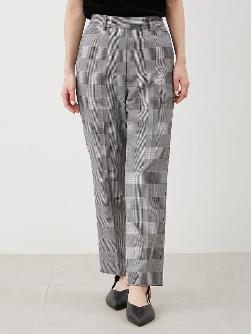 Mila Owen「後ろゴムセンタープレステーパードパンツ」|チノ|