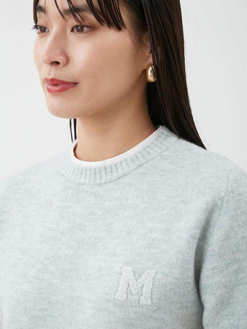 Mila Owen「Mサガラウールブレンドミニニットワンピース」|ワンピース|