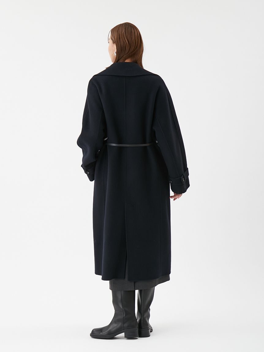 Mila Owen「ベルト付きリバーピーコート」|ピーコート|