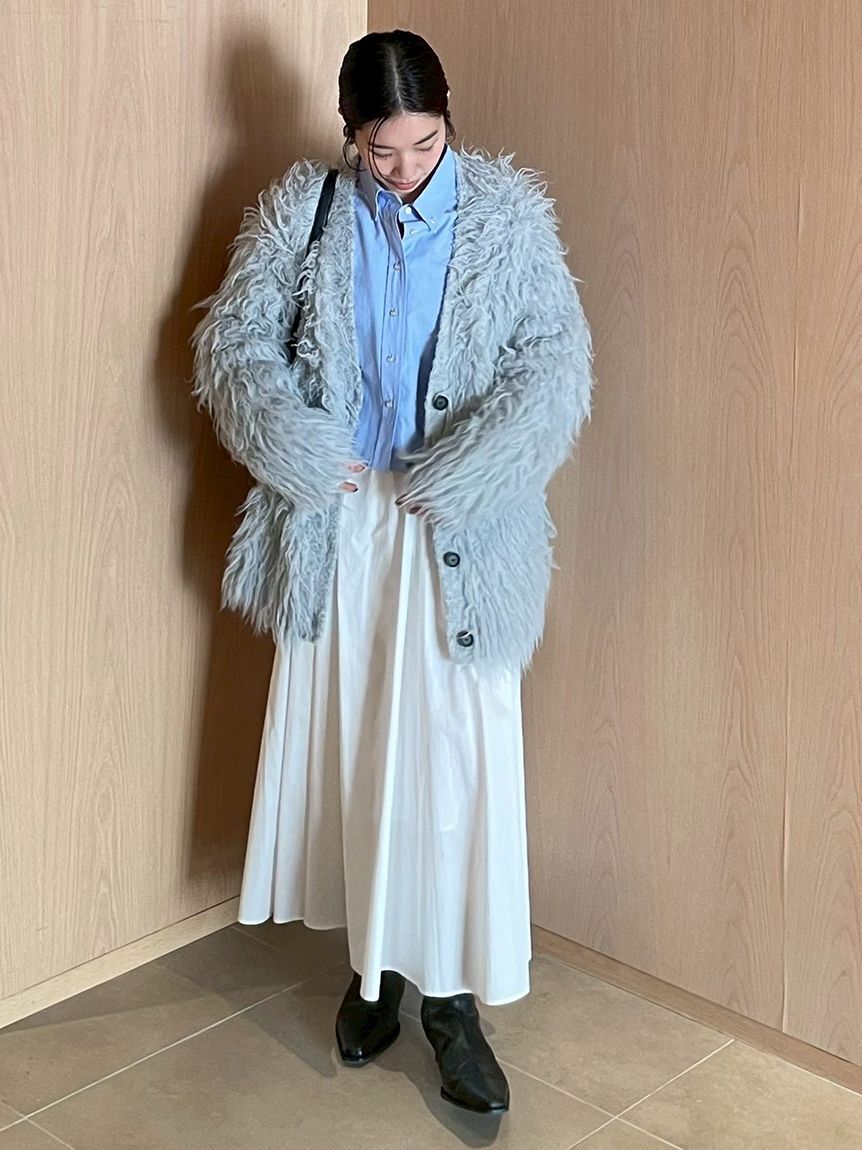 Mila Owen「【00サイズあり】ウエストゴムギャザーマキシスカート」|スカート|