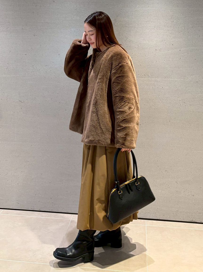 Mila Owen「【00サイズあり】ウエストゴムギャザーマキシスカート」|スカート|