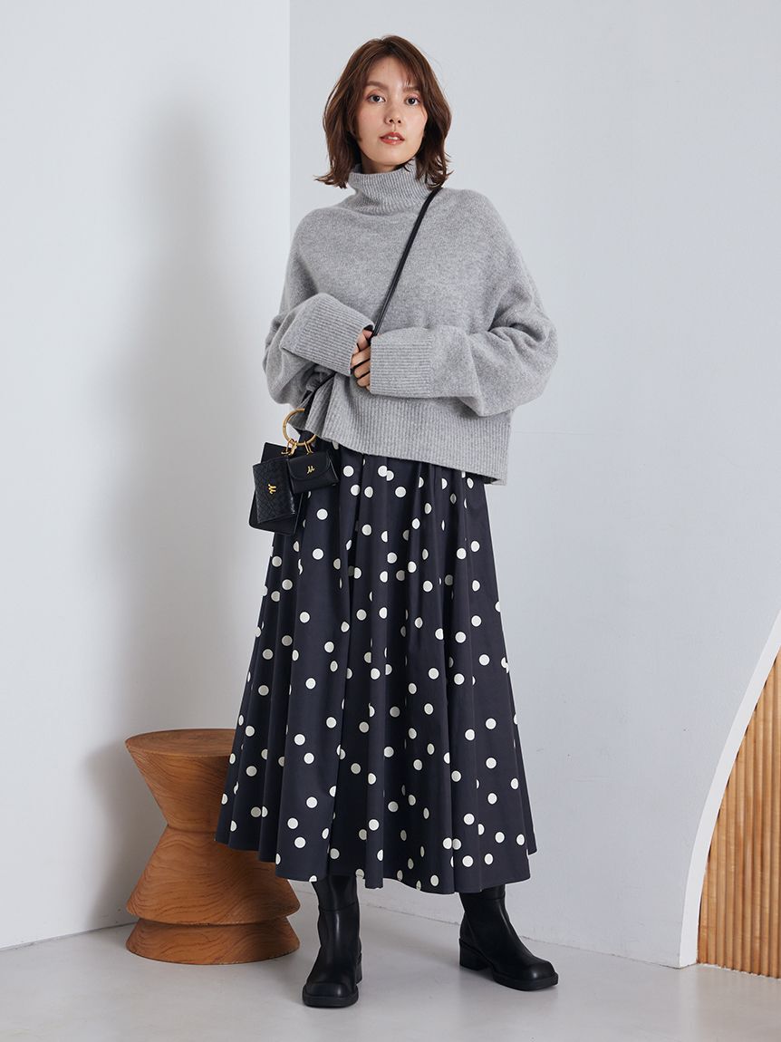 Mila Owen「【00サイズあり】ウエストゴムギャザーマキシスカート」|スカート|