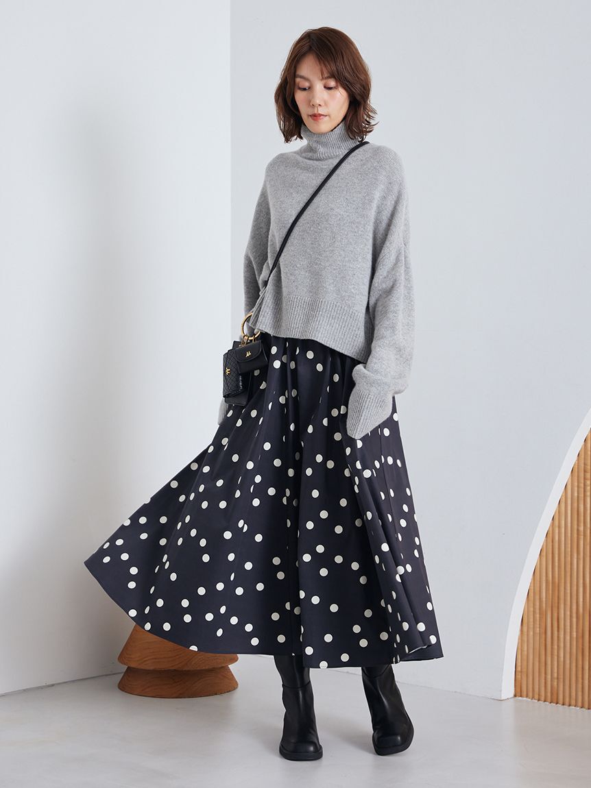 Mila Owen「【00サイズあり】ウエストゴムギャザーマキシスカート」|スカート|