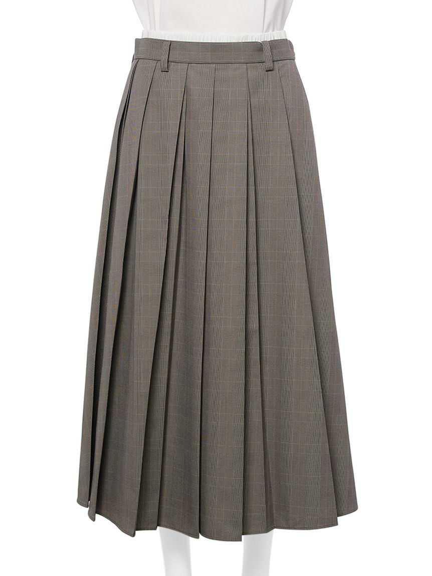 Mila Owen「ダブルウエストランダムプリーツスカート」|スカート|