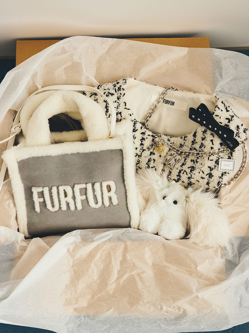 FURFUR「スタッズリボンヘアクリップ」|ヘアバンド|