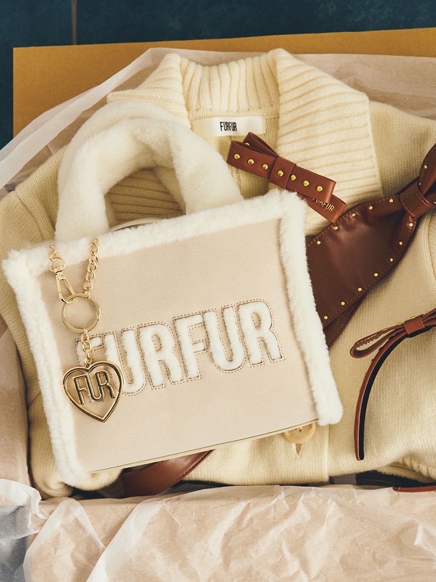 FURFUR「スタッズリボンヘアクリップ」|ヘアバンド|