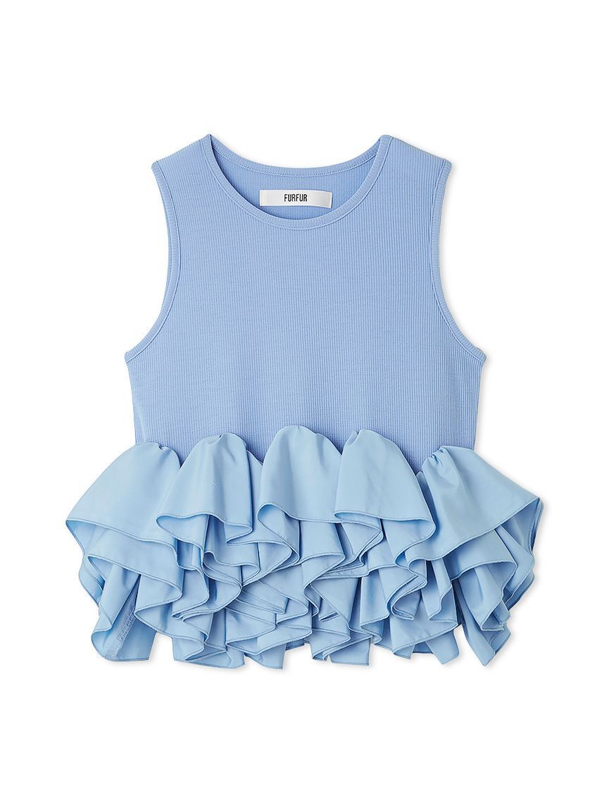 FURFUR「ペプラムカットトップス」|Tシャツ・カットソー|