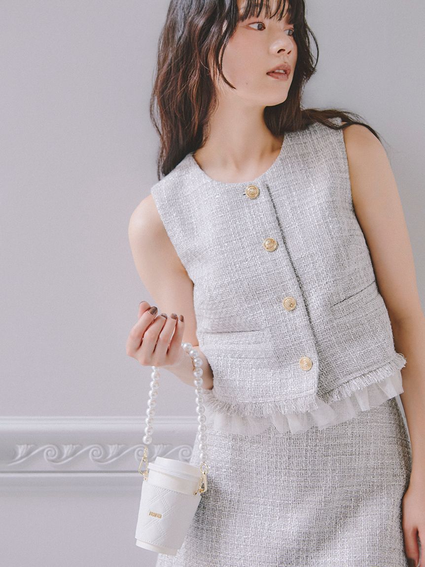 FURFUR「【限定カラー】ツイードベスト」|ダウンベスト・ベスト|