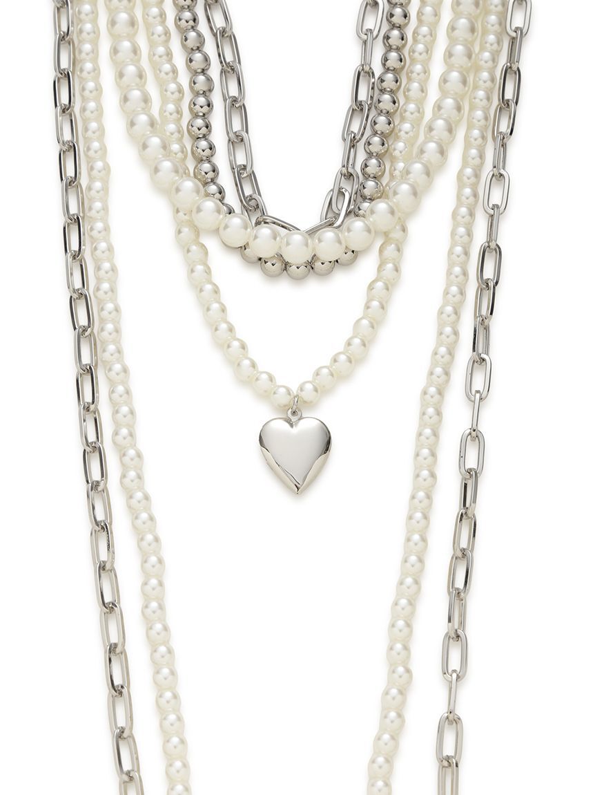 FURFUR「レイヤードパールネックレス」|ネックレス|