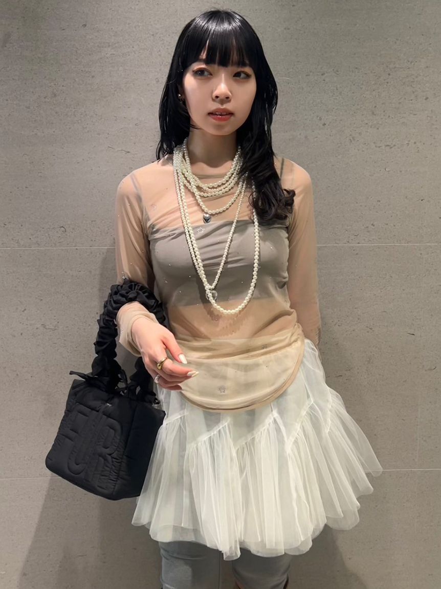 FURFUR「レイヤードパールネックレス」|ネックレス|