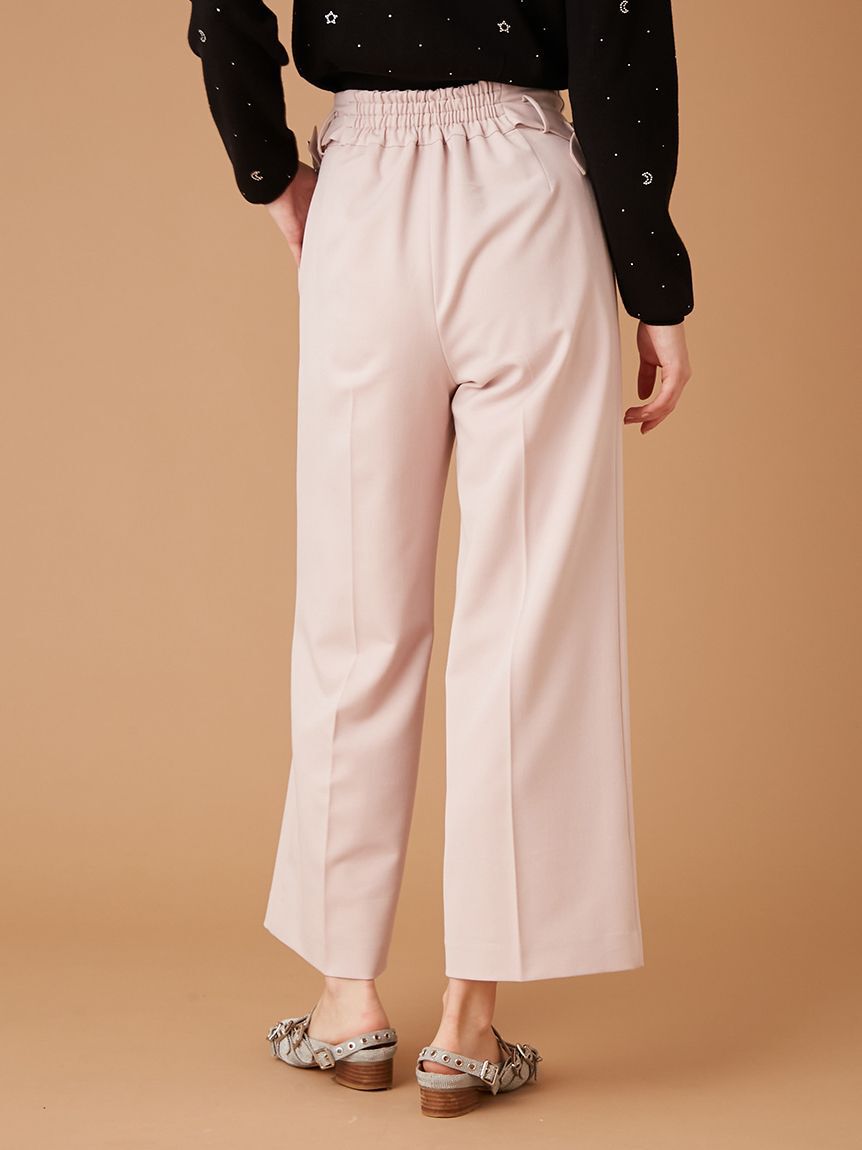 FURFUR「サイドベルトタックパンツ」|チノ|