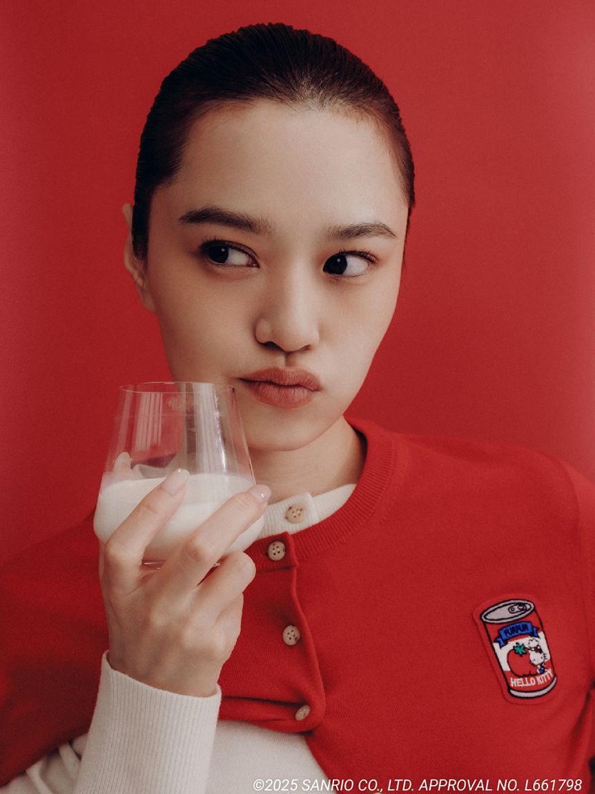 FURFUR「HELLO KITTYワッペンカーディガン」|カーディガン|