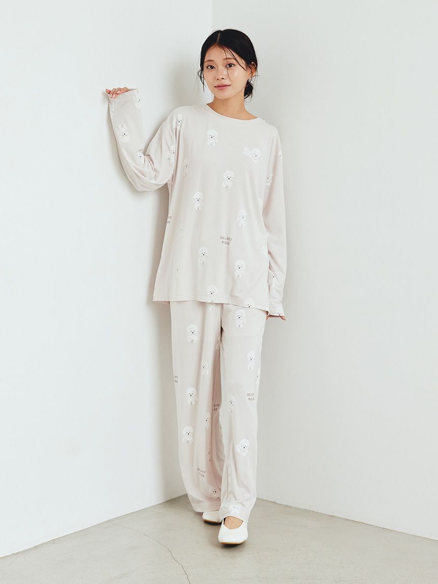 gelato pique「モチーフ3柄ロングパンツ」|ルームウェア|