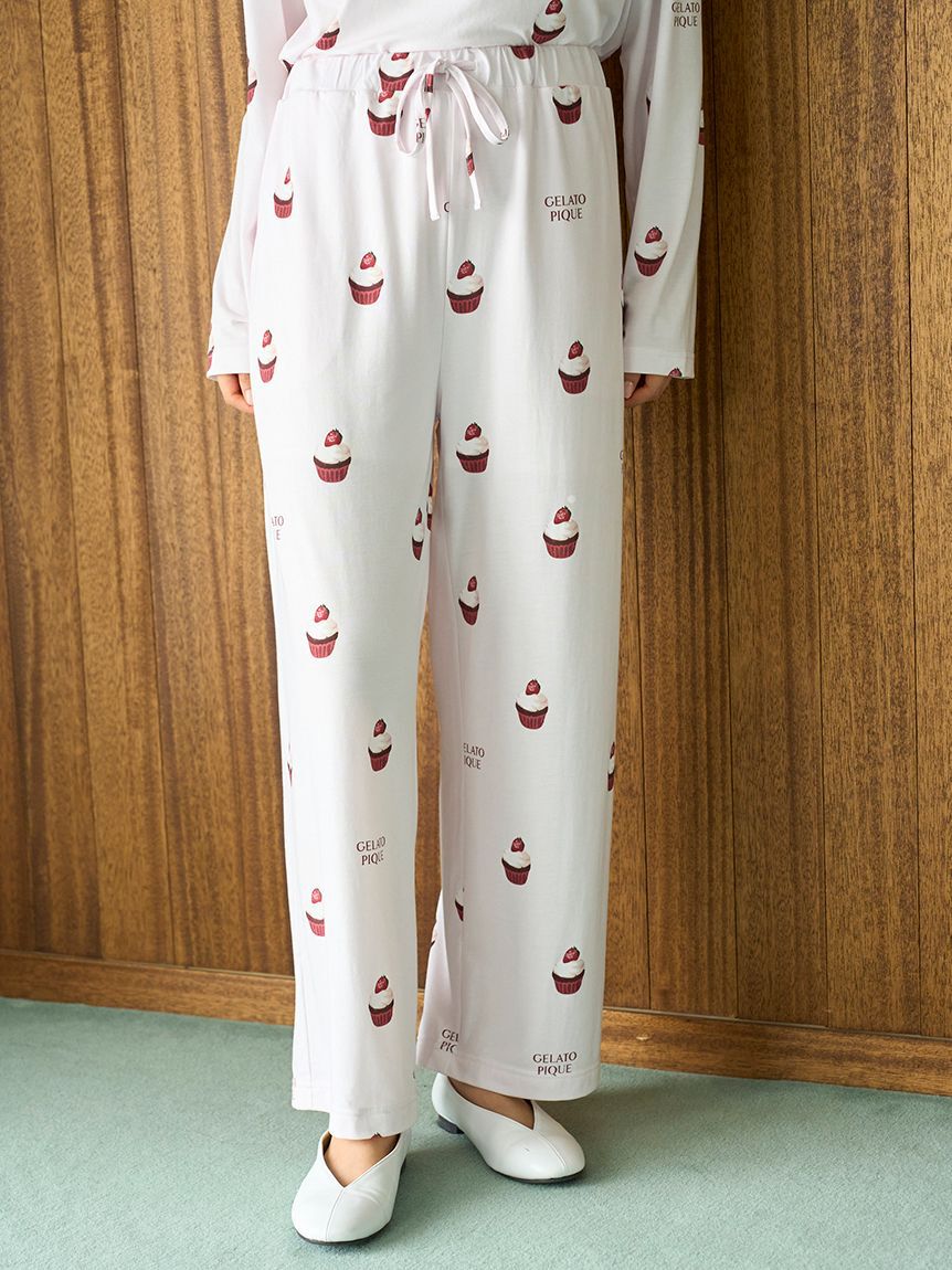 gelato pique「モチーフ3柄ロングパンツ」|ルームウェア|