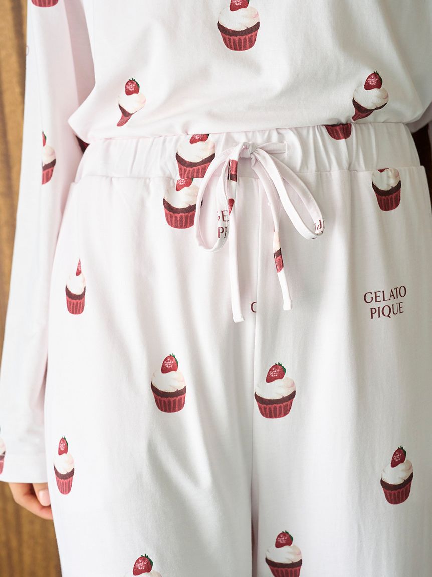 gelato pique「モチーフ3柄ロングパンツ」|ルームウェア|