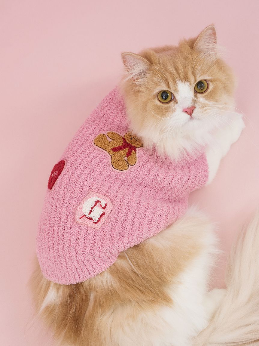  GELATO PIQUE CAT&DOG「【CAT&DOG】ベビモコベアサガラ刺繍プルオーバー」|その他|