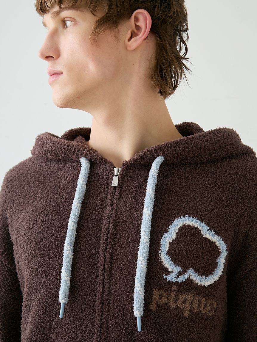 GELATO PIQUE HOMME「【HOMME】ベビモコトークロゴパーカ」|パーカー|