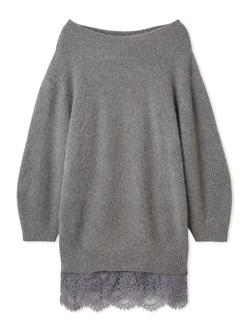 SNIDEL「ニットセットキャミミニワンピース」|ワンピース|