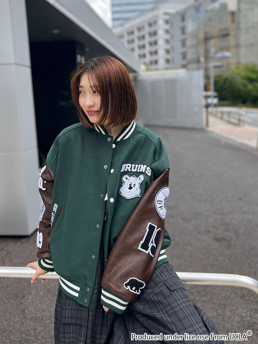 SNIDEL「【UCLA/NUTMEG】スタジャン」|ブルゾン・スタジャン|