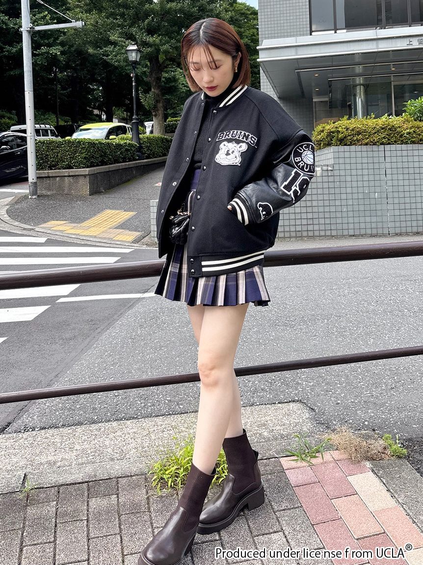 SNIDEL「【UCLA/NUTMEG】スタジャン」|ブルゾン・スタジャン|