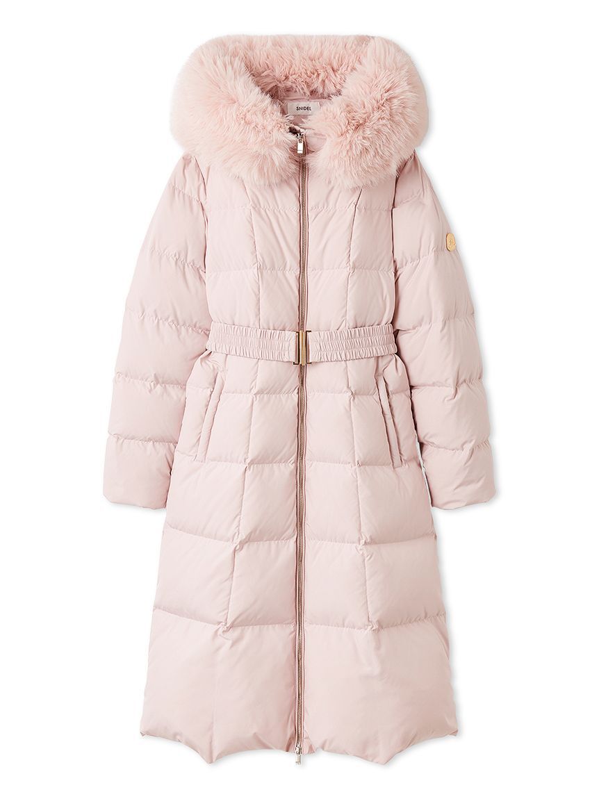 SNIDEL「【00サイズあり】スタイルアップフレンチダウンロングコート」|ダウン|