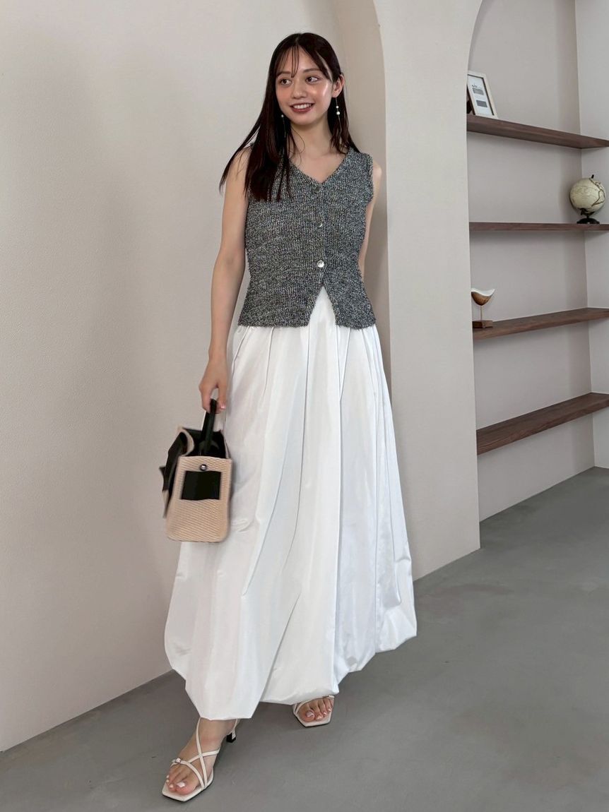 FRAY I.D「タックロングバルーンスカート」|スカート|