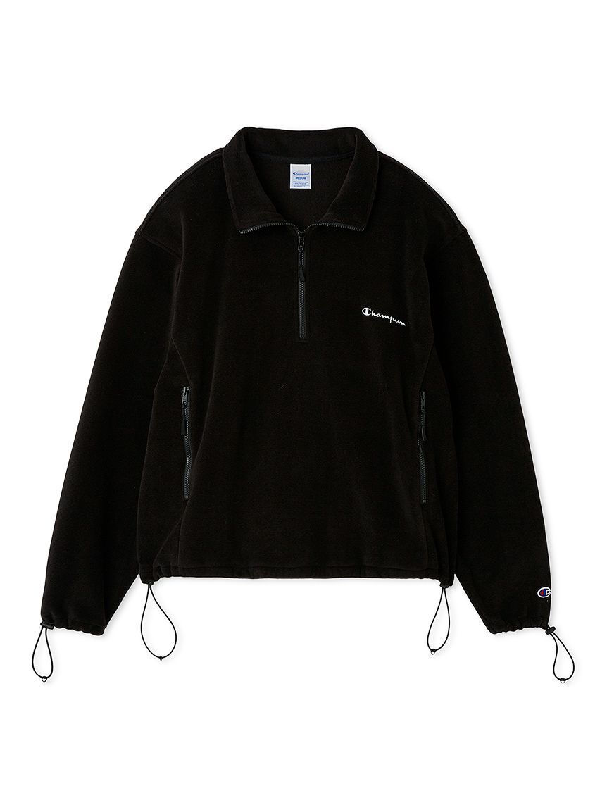 FRAY I.D「【FRAY I.D｜Champion】フリースハーフジッププルオーバー」|Tシャツ・カットソー|