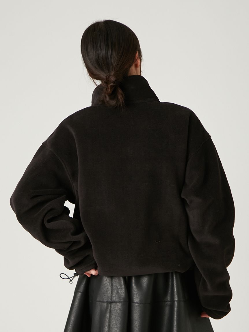 FRAY I.D「【FRAY I.D｜Champion】フリースハーフジッププルオーバー」|Tシャツ・カットソー|