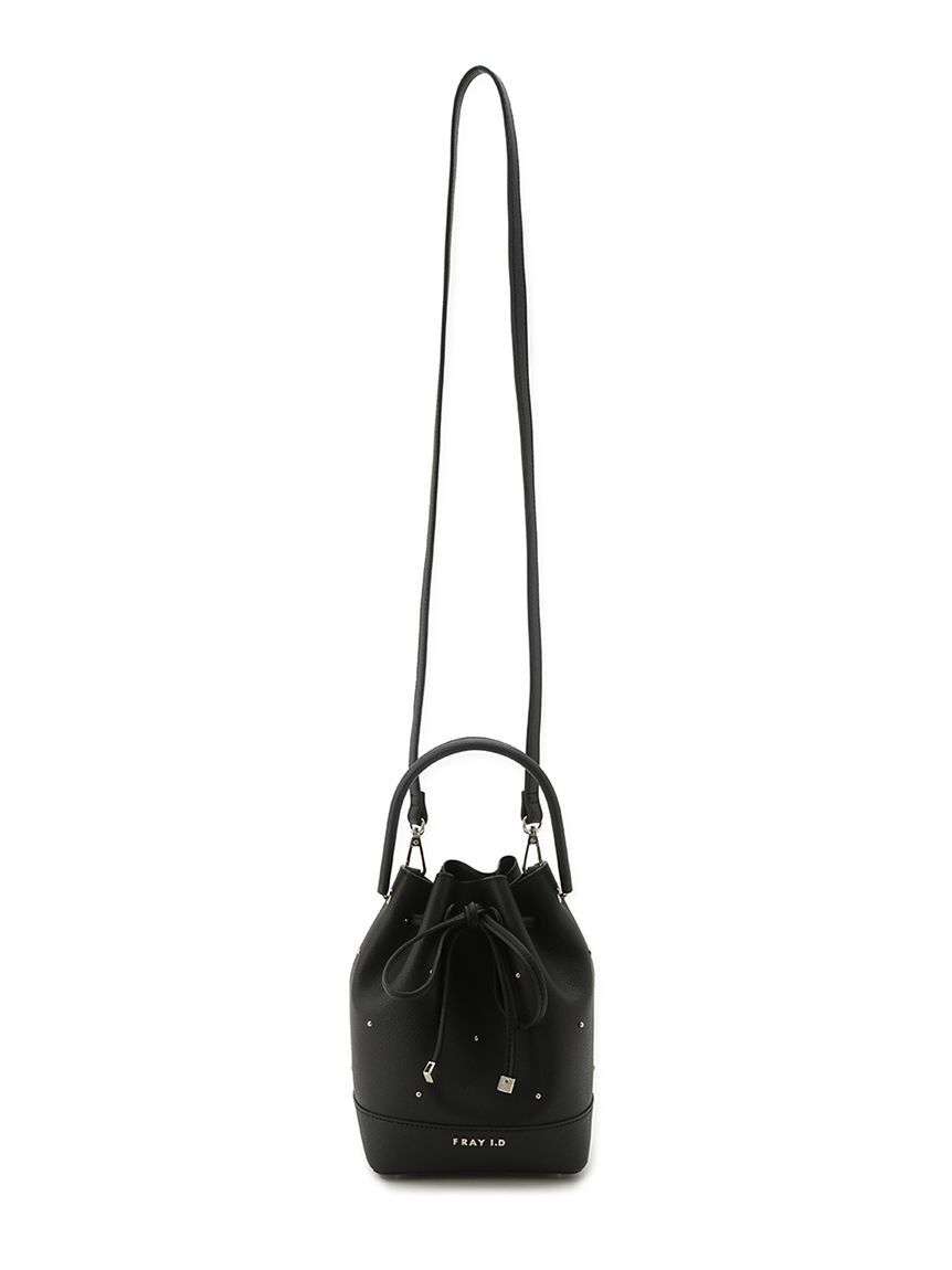 FRAY I.D「ドローストリングスタッズリボンバッグ」|ハンドバッグ|