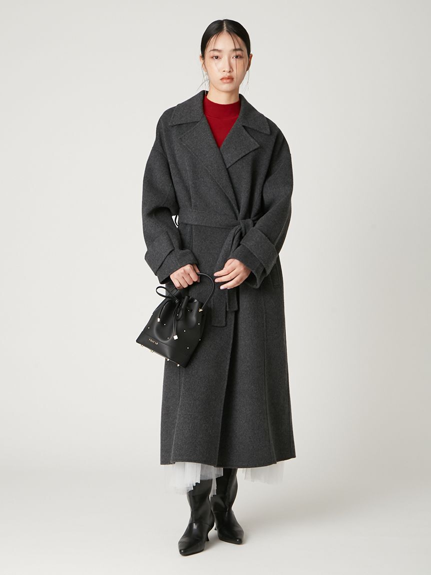 FRAY I.D「ドローストリングスタッズリボンバッグ」|ハンドバッグ|