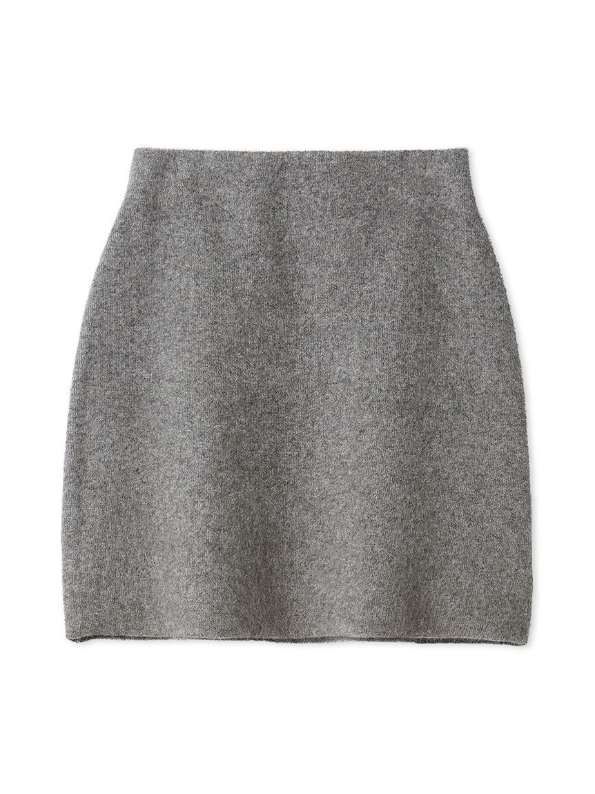 FRAY I.D「ラクーンダブルフェイスニットミニスカート」|スカート|