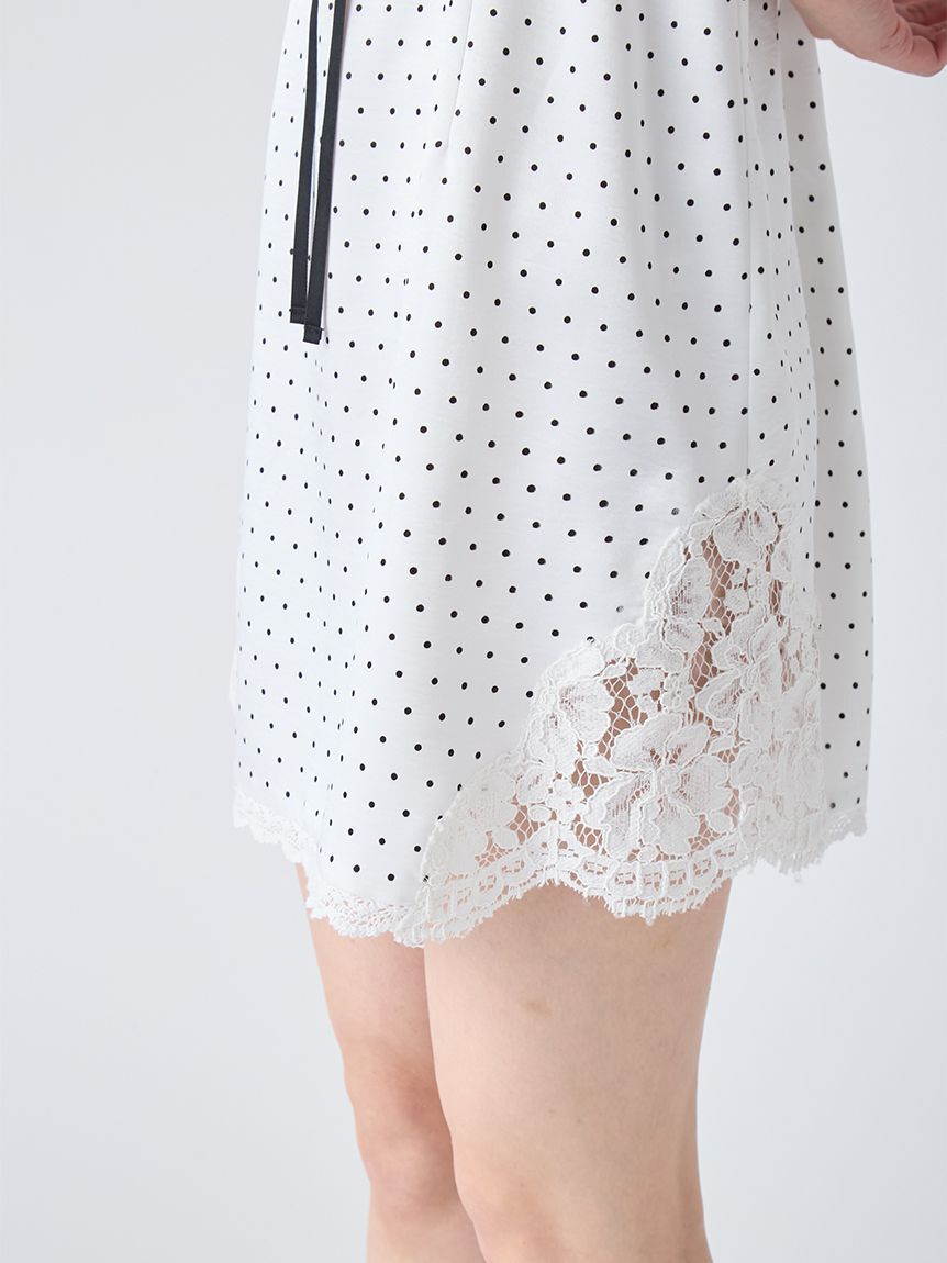 LILY BROWN「ヴィンテージスリップサテンミニワンピース」|ワンピース|