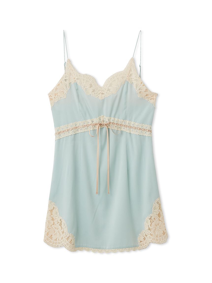 LILY BROWN「ヴィンテージスリップサテンミニワンピース」|ワンピース|