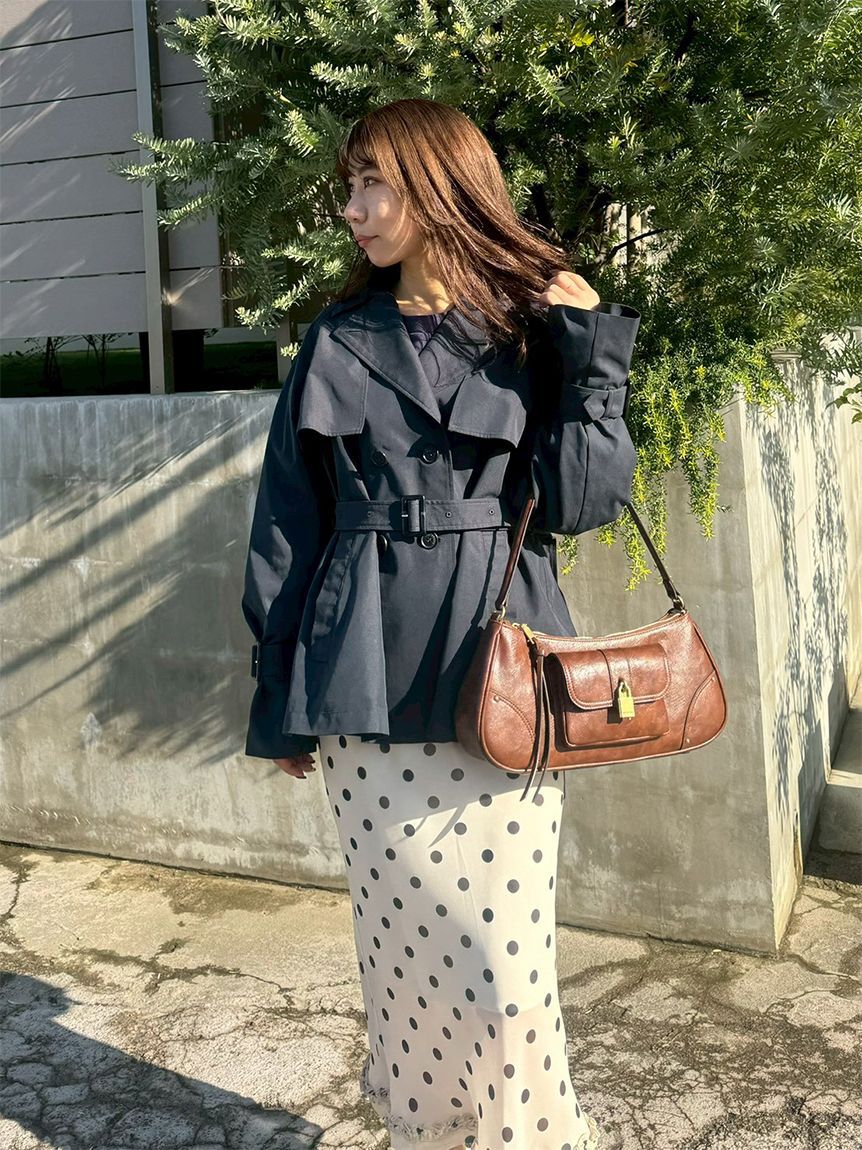 LILY BROWN「プリントシフォンバイアスミディスカート」|スカート|