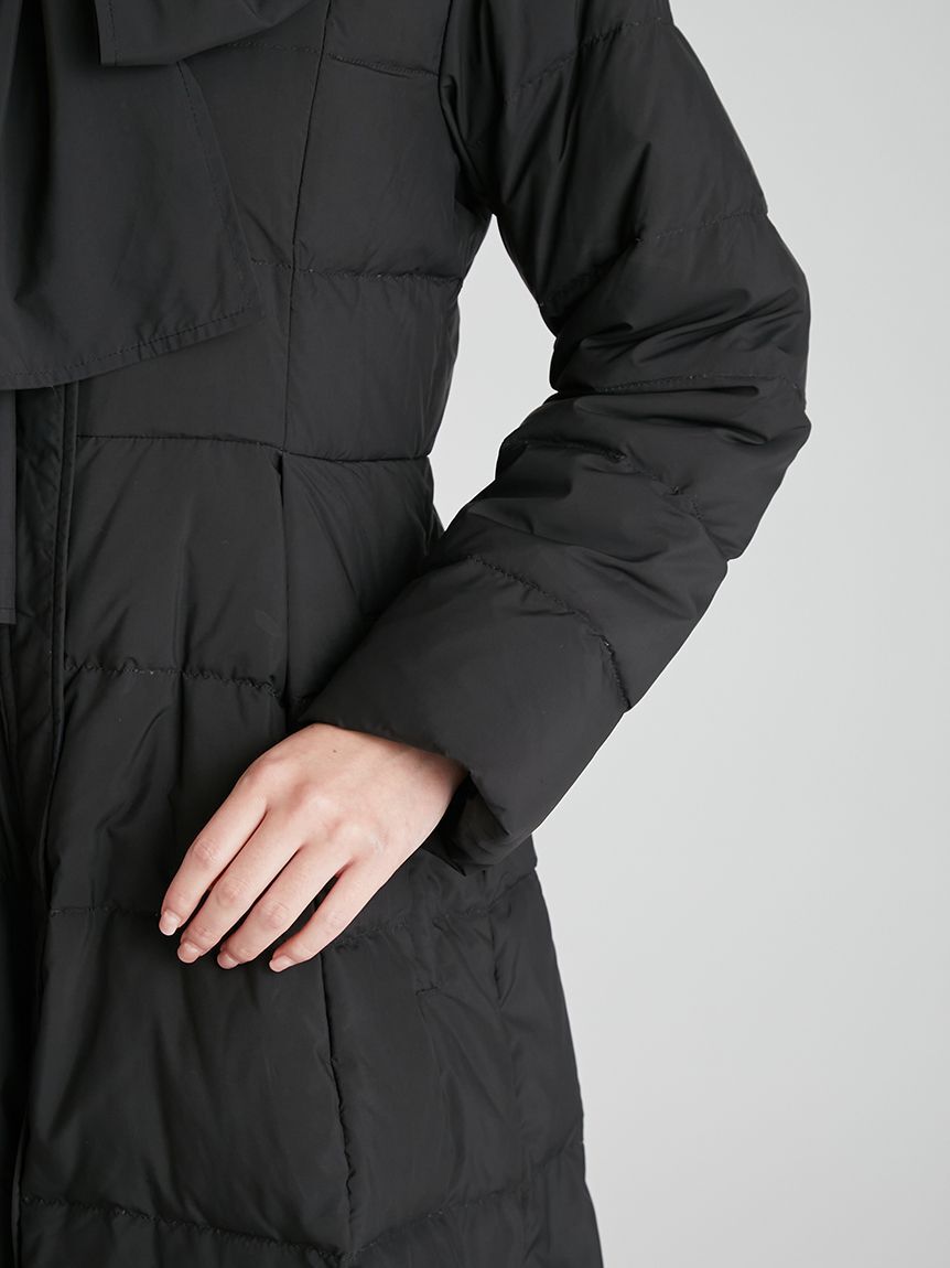 CELFORD「【撥水】フードリボンロングダウンコート」|ダウン|