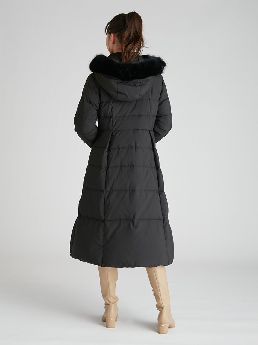 CELFORD「【撥水】フードリボンロングダウンコート」|ダウン|