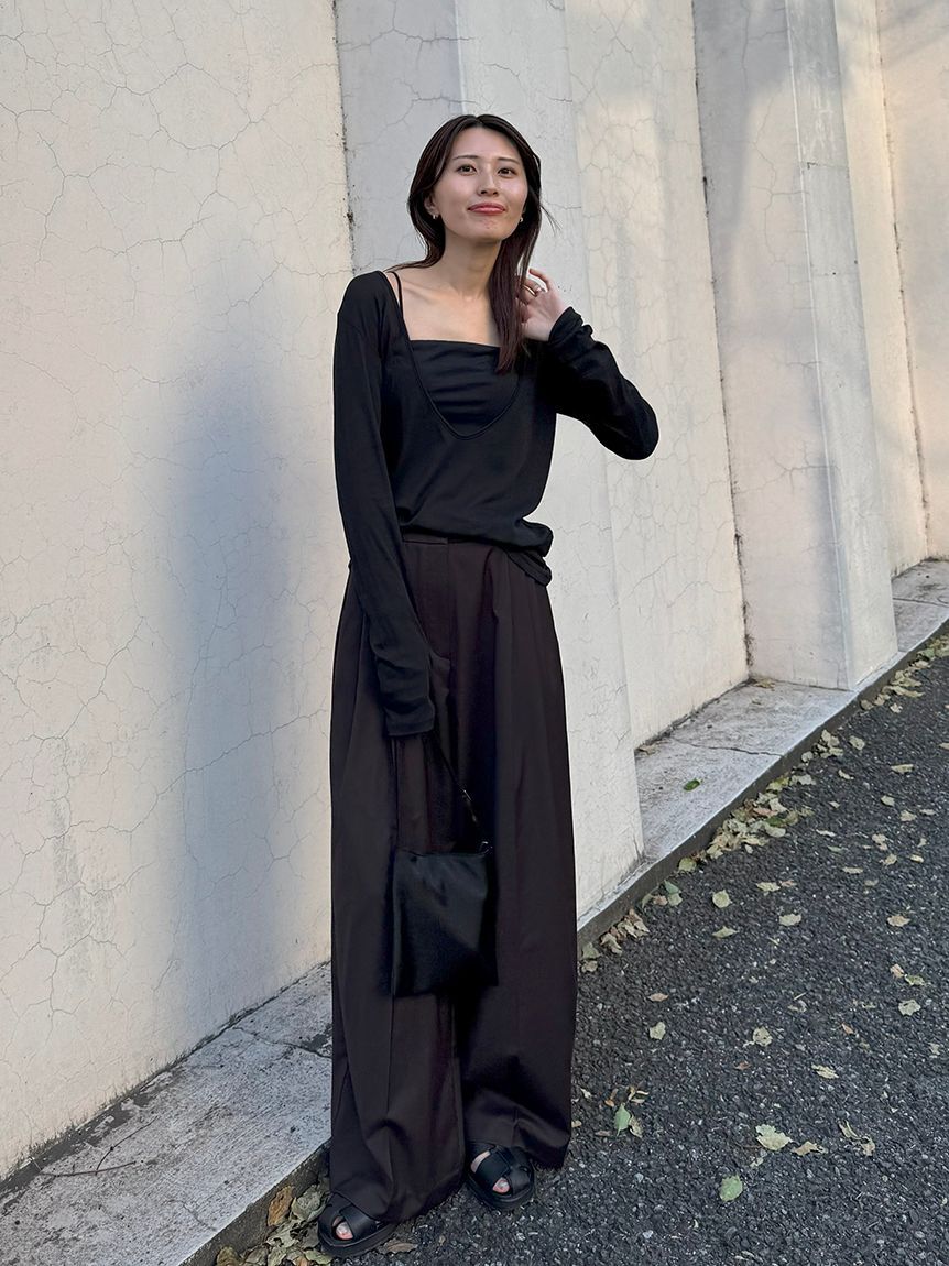 styling/「【MILLER&times;styling/】レイヤード2WAYトップ」|Tシャツ・カットソー|