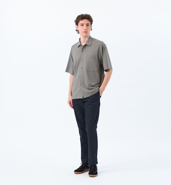 MACKINTOSH PHILOSOPHY「ドライフラットストレッチ ハイパーストレッチメッシュ オーバーサイズシャツ」|シャツ・ブラウス|