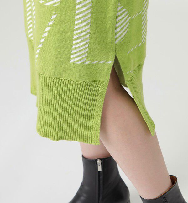  「シャッフルロゴニットドレス」|ワンピース|