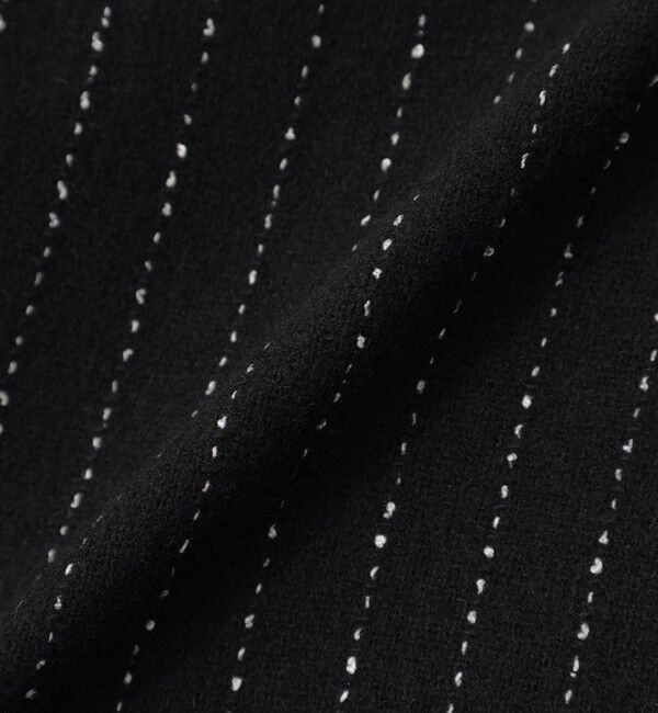  「ウールストライプワイドトラウザーズ」|スラックス|