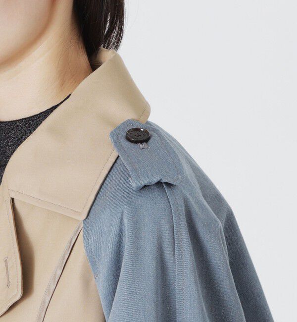  「ブロッキングトレンチコート」|トレンチコート|