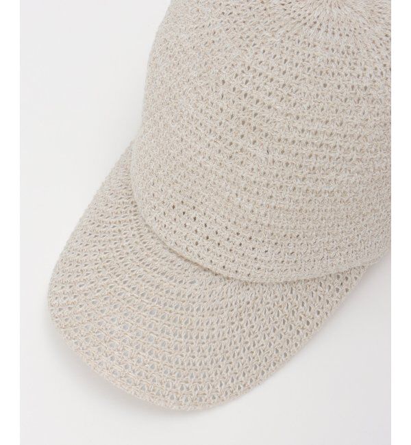 ikka「透かし柄編みキャップ」|その他|